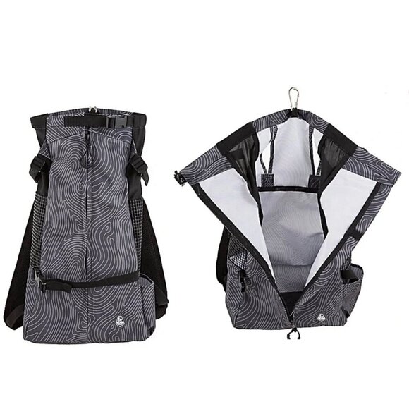 NWT Arcadia Trail Dog Soft Carrier Backpack - Reflective‎ Black/White - Picture 2 of 11